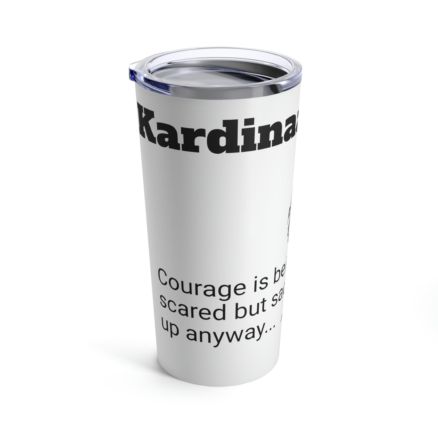 Buy an apple for Kardinaal, get a courage tumbler and video.