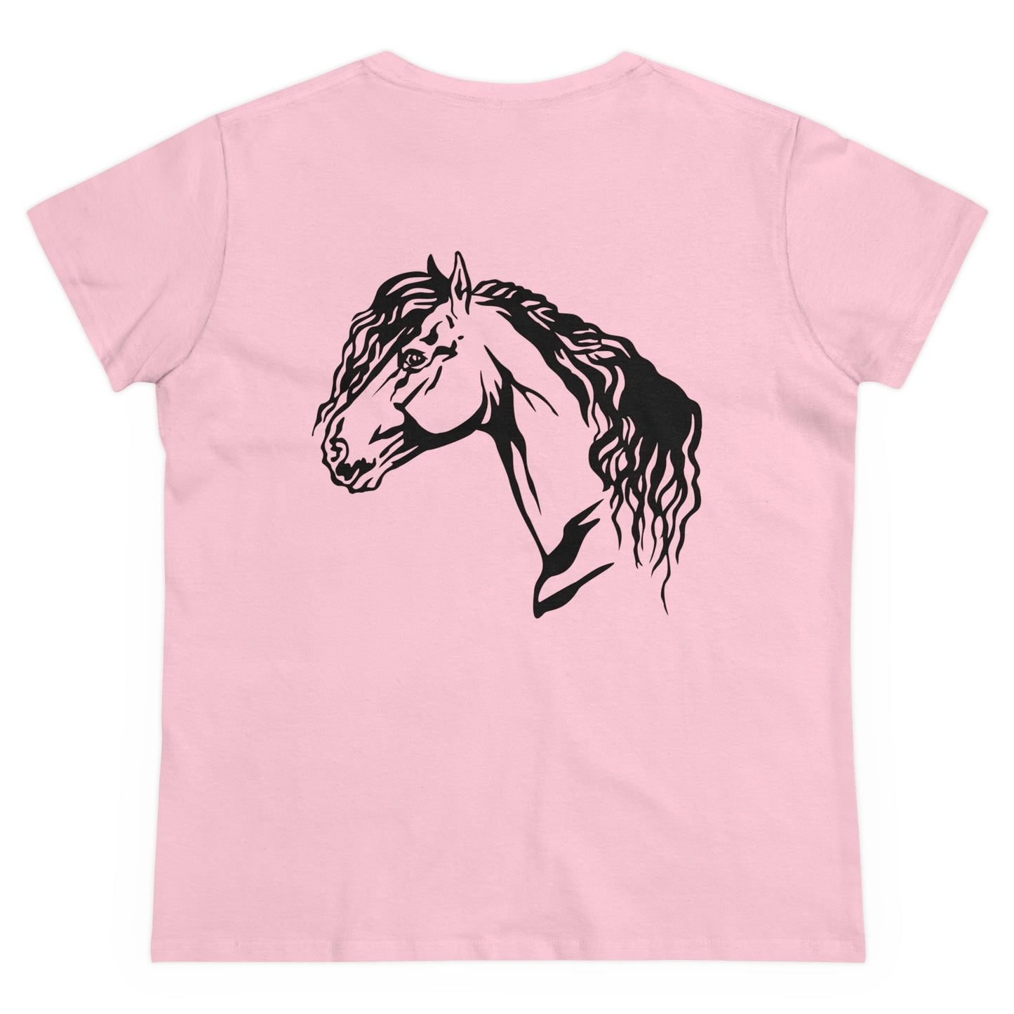 Friesian obsessed woman's t-shirt