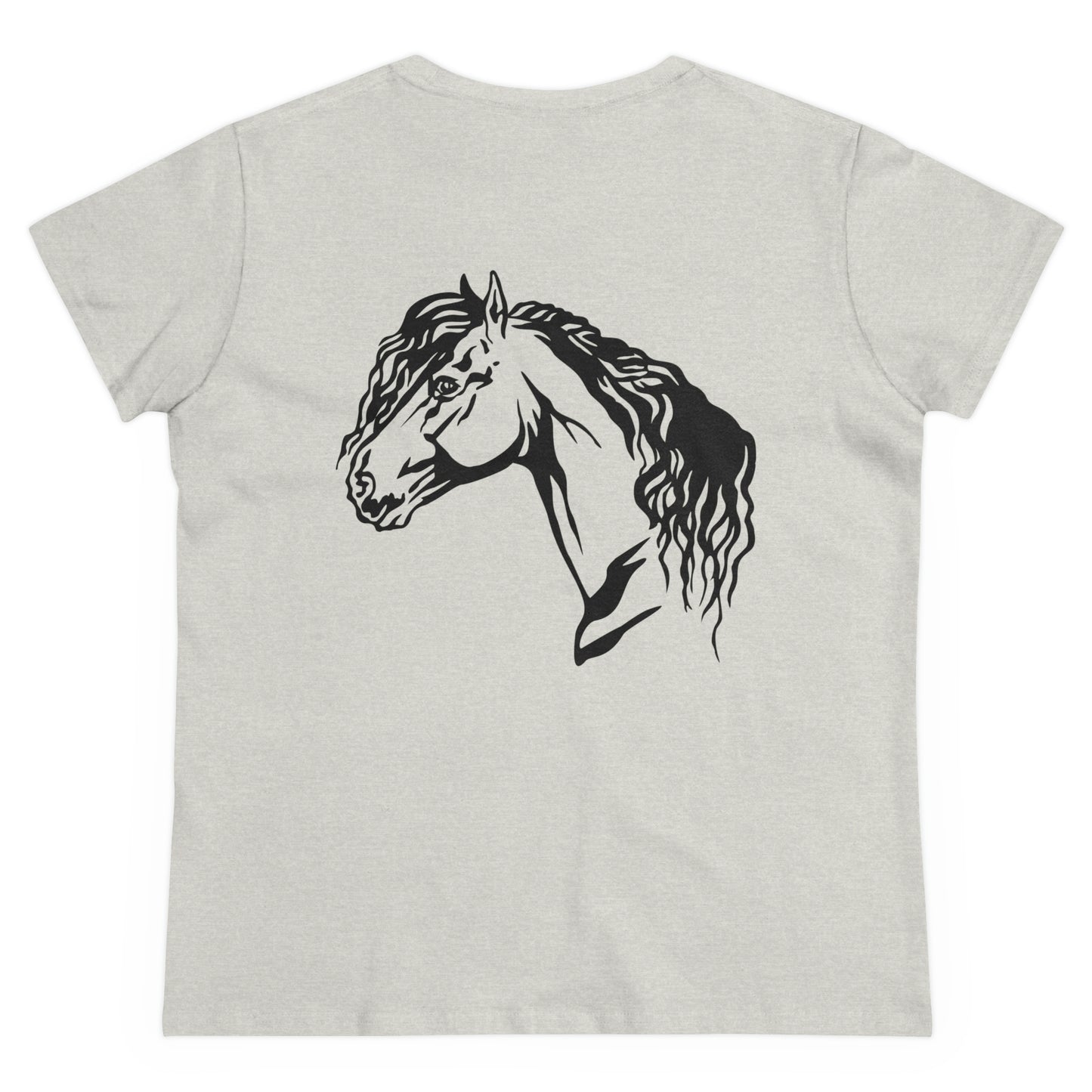 Friesian obsessed woman's t-shirt