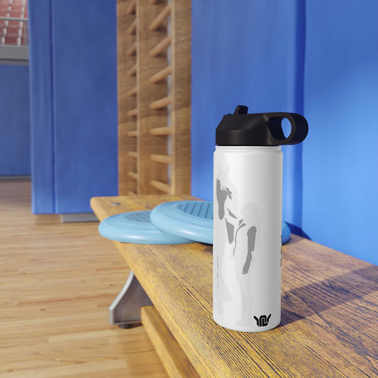 YOLy discuss with a Stallion Stainless Steel Water Bottle, Standard Lid