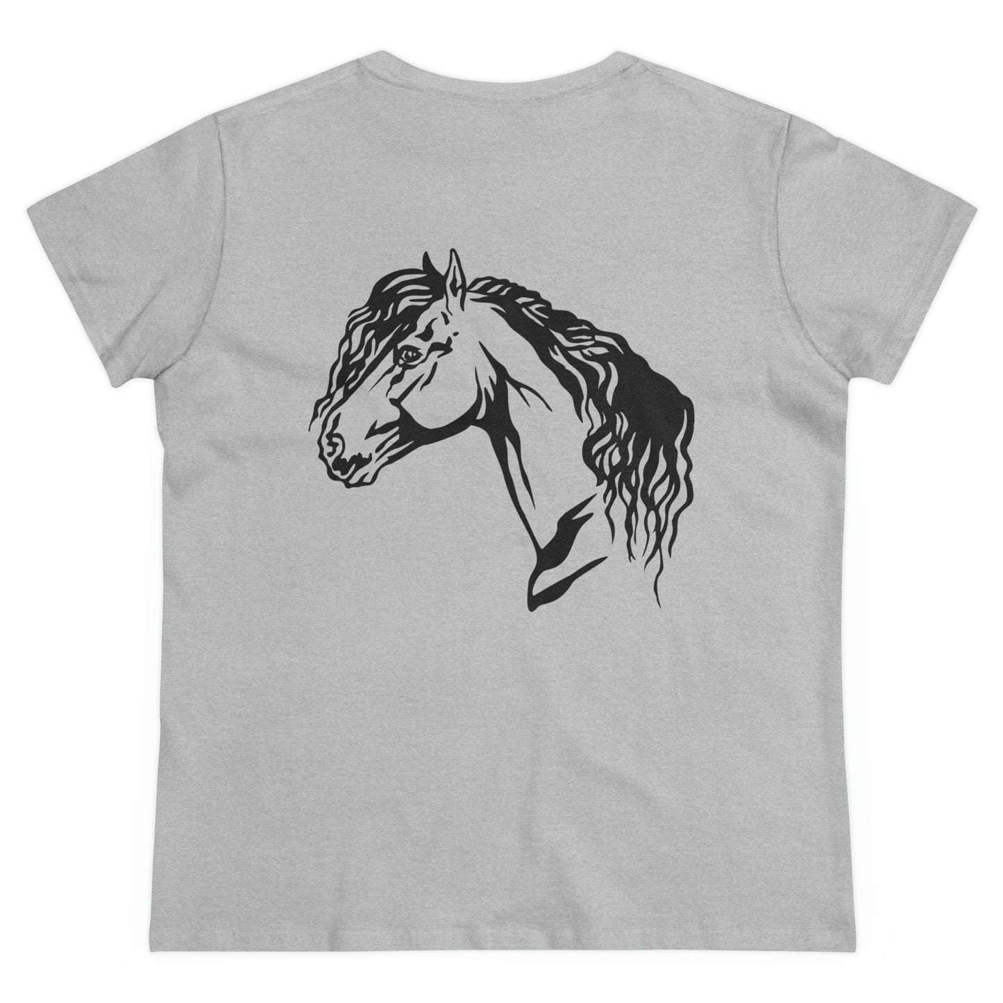 Friesian obsessed woman's t-shirt