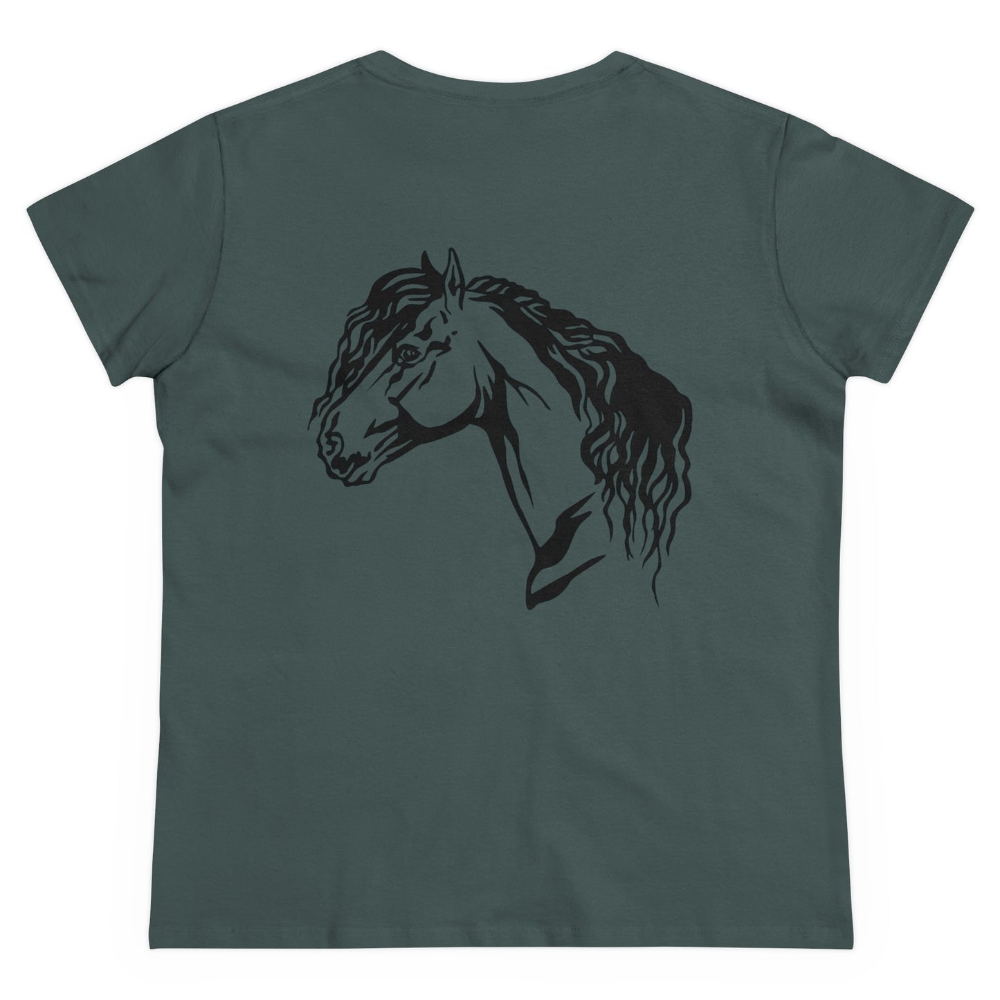 Friesian obsessed woman's t-shirt